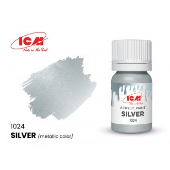 ICM  Acrylic Color Silver 1024